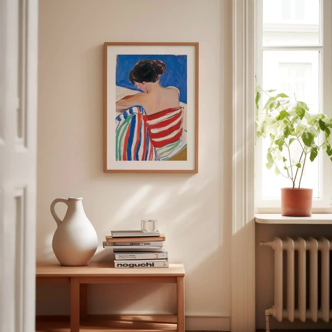 Japanese Floral Print: Kusama Inspired Colorful Flower Art